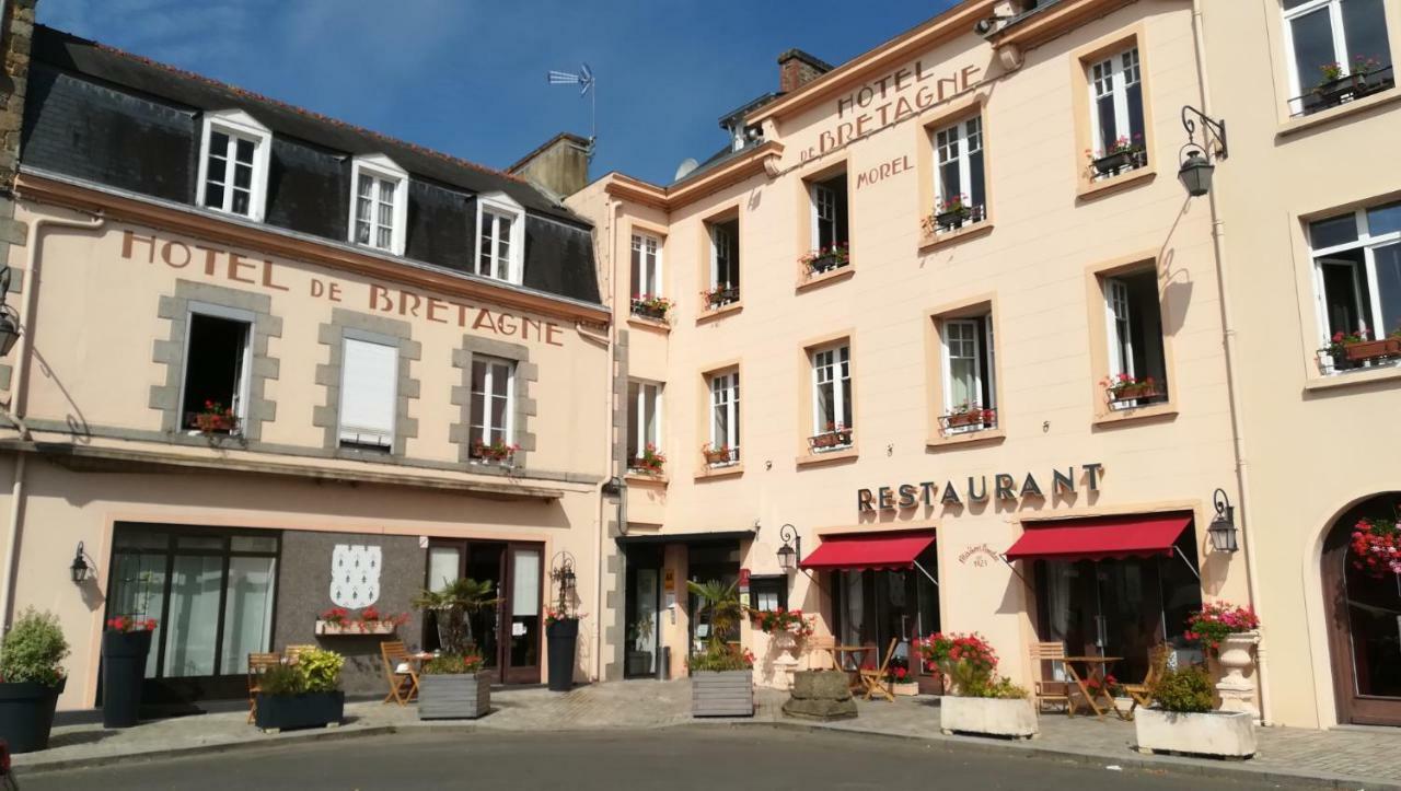 Hotel De Bretagne Dol Centre Ville - Hotel Et Restaurant Dol-de-Bretagne Bagian luar foto